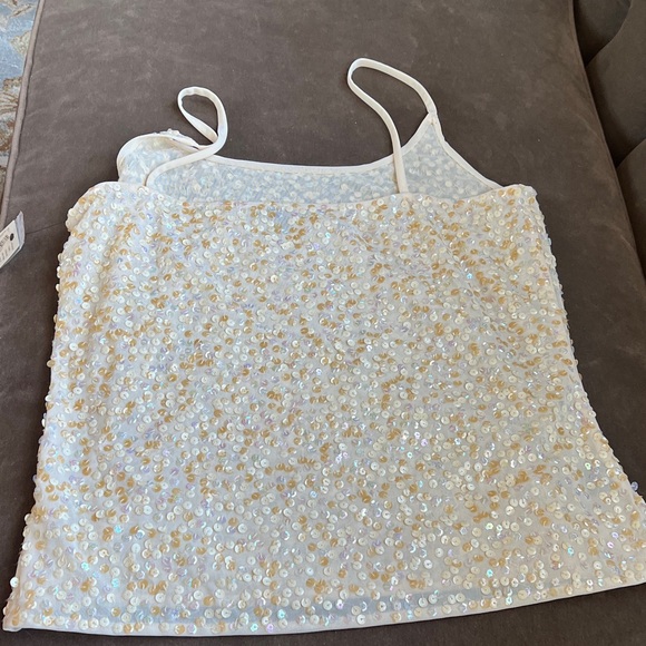 Reba Cream Sequin Camisole - Picture 4 of 4